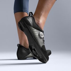 SHIMANO SH-IC500W Women's High Performance Indoor Cycling Shoe, Black, 10, EU 43